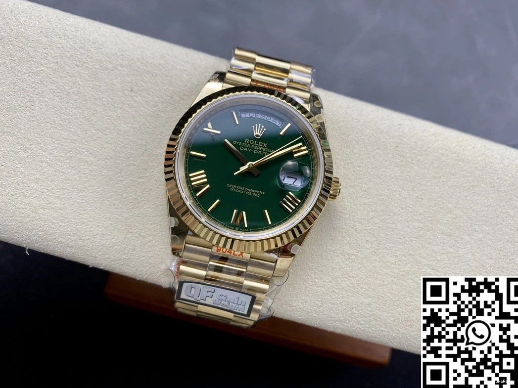 Green Day M228238-0061 Factory v5 Rolex Dial Date Steel QF Tungsten 0706